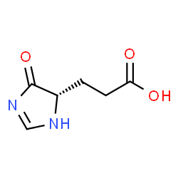 ChemSpider 2D Image | (S)-3-(4-oxo-4,5-dihydro-1H-imidazol-5-yl)propanoic acid | C6H8N2O3