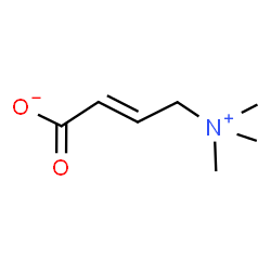 ChemSpider 2D Image | 4-(trimethylammonio)but-2-enoate | C7H13NO2