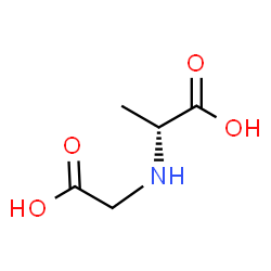 ChemSpider 2D Image | N-(Carboxymethyl)-D-alanine | C5H9NO4
