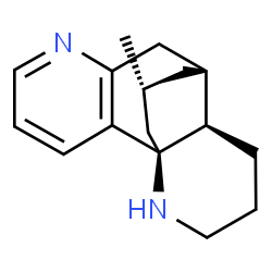 ChemSpider 2D Image | (1R,9S,10R,16R)-16-Methyl-6,14-diazatetracyclo[7.5.3.0~1,10~.0~2,7~]heptadeca-2,4,6-triene | C16H22N2