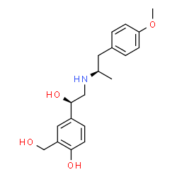 ChemSpider 2D Image | salmefamol | C19H25NO4
