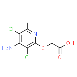 ChemSpider 2D Image | Fluroxypyr | C7H5Cl2FN2O3