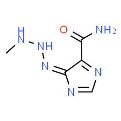 ChemSpider 2D Image | (4E)-4-(3-Methyltriazanylidene)-4H-imidazole-5-carboxamide | C5H8N6O