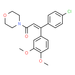 ChemSpider 2D Image | (Z)-Dimethomorph | C21H22ClNO4