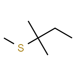 ChemSpider 2D Image | Sulfide, methyl tert-pentyl | C6H14S