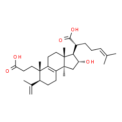 ChemSpider 2D Image | poricoic acid G | C30H46O5