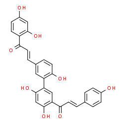 ChemSpider 2D Image | Rhuschalcone VI | C30H22O8