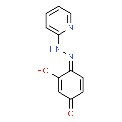 ChemSpider 2D Image | (4Z)-3-Hydroxy-4-(2-pyridinylhydrazono)-2,5-cyclohexadien-1-one | C11H9N3O2