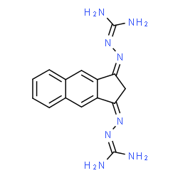 ChemSpider 2D Image | N'',N'''''-1H-Cyclopenta[b]naphthalene-1,3(2H)-diylidenedicarbonohydrazonic diamide | C15H16N8