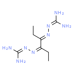 ChemSpider 2D Image | N''-{(3E,4Z)-4-[(Diaminomethylene)hydrazono]-3-hexanylidene}carbonohydrazonic diamide | C8H18N8