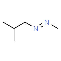 ChemSpider 2D Image | trans-methyl-i-butyl-diazene | C5H12N2