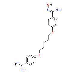 ChemSpider 2D Image | N-Hydroxy Pentamidine Acetate (salt) | C19H24N4O3