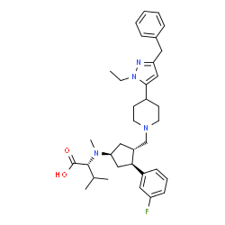 ChemSpider 2D Image | MRK-1 | C35H47FN4O2