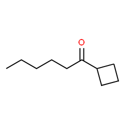 ChemSpider 2D Image | 1-Cyclobutyl-1-hexanone | C10H18O