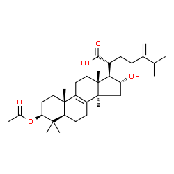 ChemSpider 2D Image | pachymic acid | C33H52O5