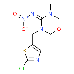 ChemSpider 2D Image | (Z)-Thiamethoxam | C8H10ClN5O3S