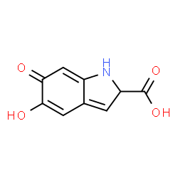 ChemSpider 2D Image | 5-Hydroxy-6-oxo-2,6-dihydro-1H-indole-2-carboxylic acid | C9H7NO4