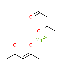 ChemSpider 2D Image | Magnesium bis[(2Z)-4-oxo-2-penten-2-olate] | C10H14MgO4