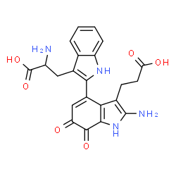 ChemSpider 2D Image | tryptophan tryptophylquinone | C22H20N4O6