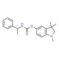 ChemSpider 2D Image | 1,3,3-Trimethyl-2,3-dihydro-1H-indol-5-yl [(1R)-1-phenylethyl]carbamate | C20H24N2O2