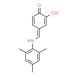 ChemSpider 2D Image | (4E)-2-Hydroxy-4-[(mesitylamino)methylene]-2,5-cyclohexadien-1-one | C16H17NO2