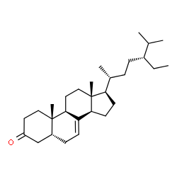 ChemSpider 2D Image | (5Î²)-Stigmast-7-en-3-one | C29H48O