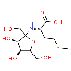 ChemSpider 2D Image | (2S)-2-{[(3S,4S,5R)-3,4-Dihydroxy-2,5-bis(hydroxymethyl)tetrahydro-2-furanyl]amino}-4-(methylsulfanyl)butanoic acid | C11H21NO7S