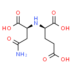 ChemSpider 2D Image | N-[(1S)-3-Amino-1-carboxy-3-oxopropyl]-D-glutamic acid | C9H14N2O7