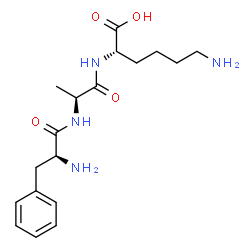 ChemSpider 2D Image | L-Phenylalanyl-L-alanyl-L-lysine | C18H28N4O4