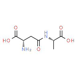 ChemSpider 2D Image | L-beta-Aspartyl-L-alanine | C7H12N2O5