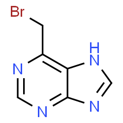 ChemSpider 2D Image | 6-(Bromomethyl)-7H-purine | C6H5BrN4