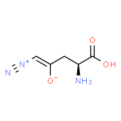 ChemSpider 2D Image | (1Z,4S)-4-Amino-4-carboxy-1-diazonio-1-buten-2-olate | C5H7N3O3