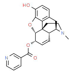 ChemSpider 2D Image | 6-Nicotinoylmorphine | C23H22N2O4