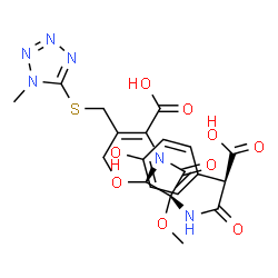 ChemSpider 2D Image | MOXALACTAM | C20H20N6O9S