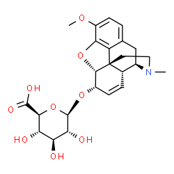 ChemSpider 2D Image | Codeine-6-glucuronide | C24H29NO9