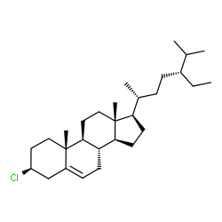 ChemSpider 2D Image | (3beta)-3-Chlorostigmast-5-ene | C29H49Cl