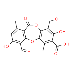 ChemSpider 2D Image | Protocetraric acid | C18H14O9