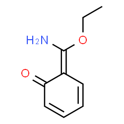 ChemSpider 2D Image | (6E)-6-[Amino(ethoxy)methylene]-2,4-cyclohexadien-1-one | C9H11NO2