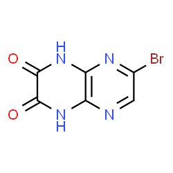 ChemSpider 2D Image | 6-bromo-1,4-dihydropyrazino[2,3-b]pyrazine-2,3-dione | C6H3BrN4O2