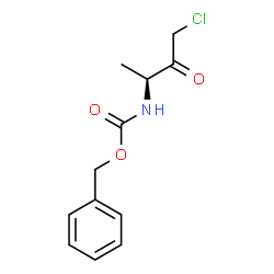 ChemSpider 2D Image | Benzyl [(2S)-4-chloro-3-oxo-2-butanyl]carbamate | C12H14ClNO3