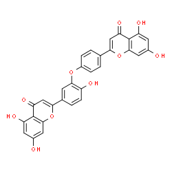 ChemSpider 2D Image | Ochnaflavone | C30H18O10