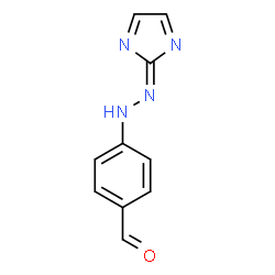ChemSpider 2D Image | 4-[2-(2H-Imidazol-2-ylidene)hydrazino]benzaldehyde | C10H8N4O