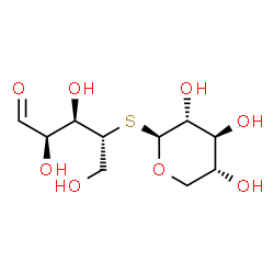 ChemSpider 2D Image | 4-Thio-4-S-beta-D-xylopyranosyl-D-xylose | C10H18O8S