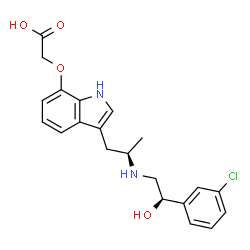 ChemSpider 2D Image | Rafabegron | C21H23ClN2O4