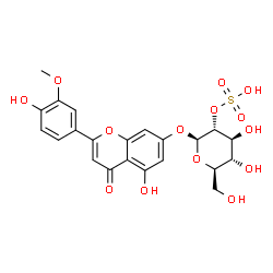 ChemSpider 2D Image | thalassiolin B | C22H22O14S