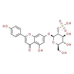 ChemSpider 2D Image | thalassiolin C | C21H20O13S