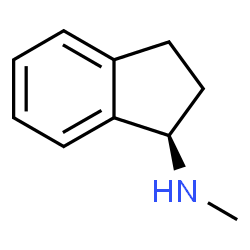 ChemSpider 2D Image | N-METHYL-1(R)-AMINOINDAN | C10H13N
