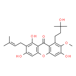 ChemSpider 2D Image | Garcinone D | C24H28O7
