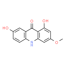 ChemSpider 2D Image | 3-methoxyacridine-1,7,9-triol | C14H11NO4