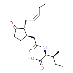 ChemSpider 2D Image | (-)-Jasmonoyl-L-isoleucine | C18H29NO4